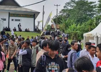 Foto: Job Fair di Disnakertrans Purwakarta.