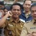 Kades Sukatani bersama Kepala DPMD Purwakarta dan Penjabat Bupati Purwakarta, Benni Irwan