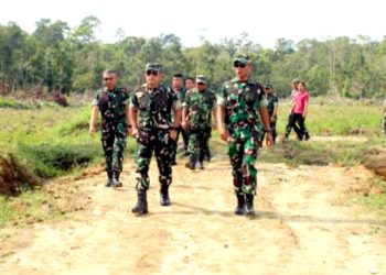 Danrem Gapu Tinjau Lahan Ketahanan Pangan Terpadu Kodim Sarko