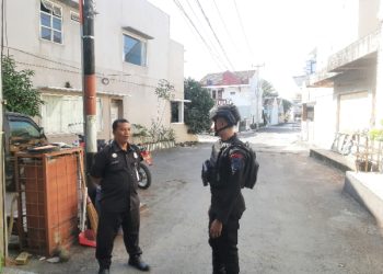 Aggota Brimob Garut Terus Berupaya Ciptakan Kamtibmas Kondusif