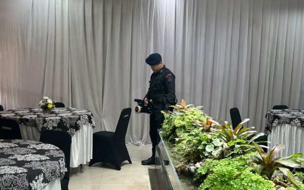 Unit Jibom Gegana Polda Jabar Lakukan Sterilisasi, Jelang Pengambilan Sumpah DPRD Kota Bandung