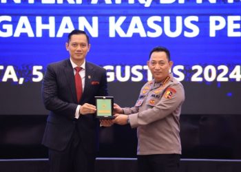 Polri dan Menteri ATR/BPN Perkuat Sinergitas Pemberantasan Mafia Tanah