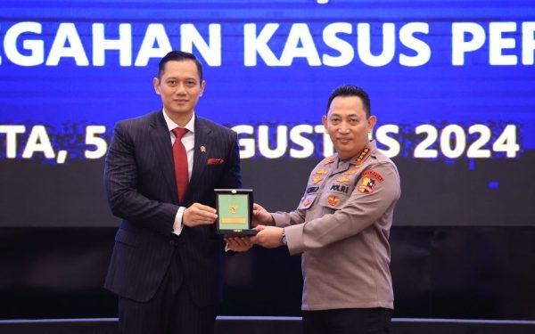 Polri dan Menteri ATR/BPN Perkuat Sinergitas Pemberantasan Mafia Tanah