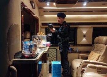 Jelang Kedatangan Kapolri, Tim Jibom Polda Jabar Lakukan Sterilisasi