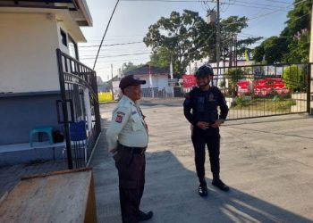 Anggota Batalyon A Pelopor Ingatkan Security Waspada Tindak Kejahatan