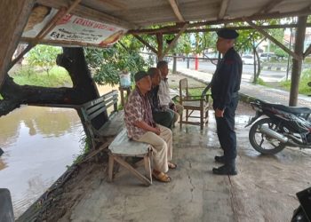 Patroli Brimob Cirebon, Sampaikan Pesan Kamtibmas