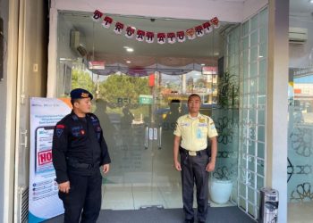 Pastikan Kamtibmas Kondusif, Brimob Jabar Patroli di Bang BSI Cianjur
