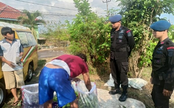 Brimob Jabar Blusukan Cek Lokasi Ketahanan Pangan di Desa Winong