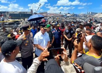 Pj Wali Kota Sorong Akan Revitalisasi Pasar Remu Pasca Kebakaran