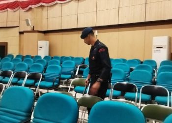 Brimob Jabar Lakukan Sterilisasi Jelang Pelantikan Anggota DPRD Kab. Tasikmalaya