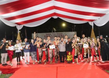 Peringati HUT ke-76 Polwan, Polres Cirebon Gelar Lomba Tari