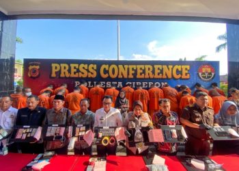 Selama Agustus,  Polres Cirebon Berhasil Ungkap 16 Kasus Sabu-Sabu, Ganja dan OKT