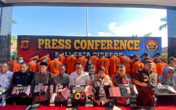 Selama Agustus, Polres Cirebon Berhasil Ungkap 16 Kasus Sabu-Sabu, Ganja dan OKT