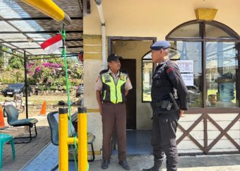 Patroli ke Perum, Brimob Cianjur Komitmen Jaga Kamtibmas
