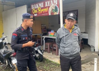 Anggota Brimob Cianjur, Sasar Perhotelan di Cipanas Upaya Jaga Kamtibmas