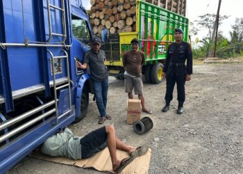 Personel Brimob Jabar Ingatkan Pengemudi Truk Utamakan Keselamatan