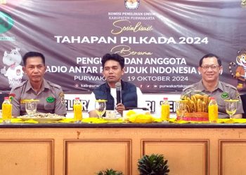 KPU Bekerja Sama Dengan RAPI Purwakarta Sosialisasikan Tahapan Pilkada 2024