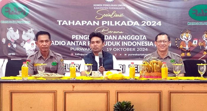 KPU Bekerja Sama Dengan RAPI Purwakarta Sosialisasikan Tahapan Pilkada 2024