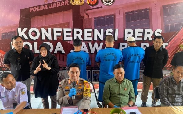 Polda Jabar Berhasil Ungkap Kasus Pencurian Besi Rel Kereta, Tiga Tersangka Diamanakan