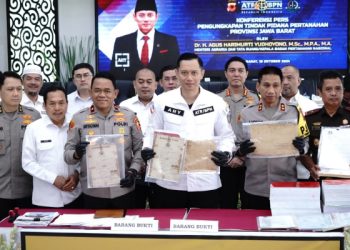 Menteri ATR dan Polda Jabar Ungkap Kasus Pertanahan