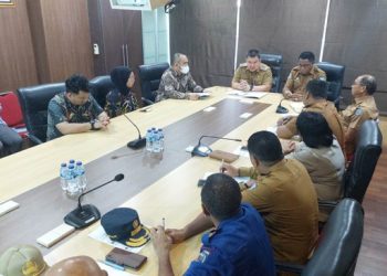 Pj. Wali Kota Sorong Hadiri Entry Meeting Pemeriksaan Kinerja Penanggulangan Bencana Banjir