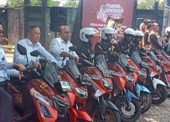 Sosialisasikan Pilkada 2024 di SMAN 1, Touring Demokrasi KPU Jabar Mampir di Kota Banjar