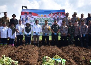 Gugus Tugas Polri Mendukung Ketahanan Pangan Polresta Bandung Diluncurkan