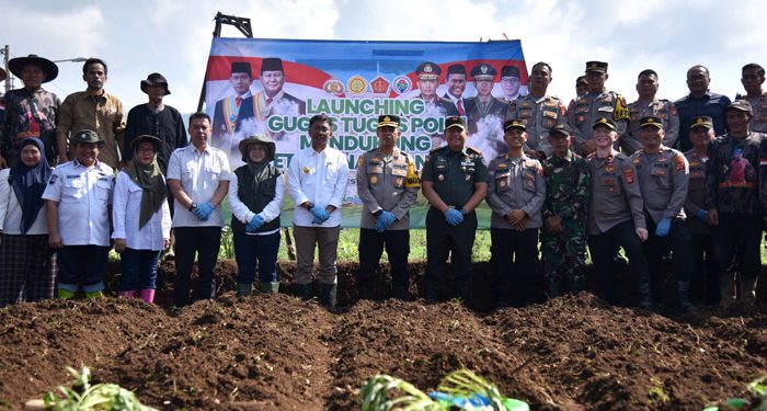 Gugus Tugas Polri Mendukung Ketahanan Pangan Polresta Bandung Diluncurkan