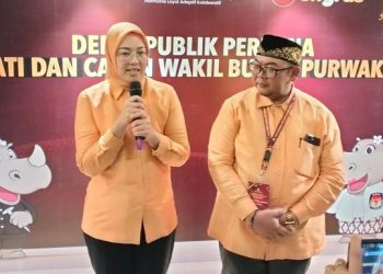 Sang Mojang Anne Ratna Mustika Kuasai Pangggung Debat Perdana Pilkada Purwakarta