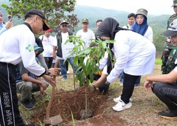 Peringatan Hantaru, Pj. Wali Kota Banjar Tanam Pohon di Lapas Banjar