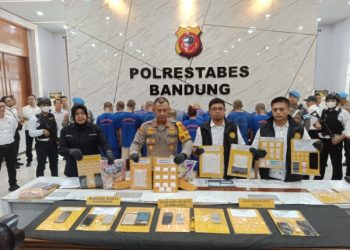 Satres Narkoba Porestabes Bandung Tangkap Pengedar Narkoba, Sita 236 Gram Kokain dan 1 Kg Sabu