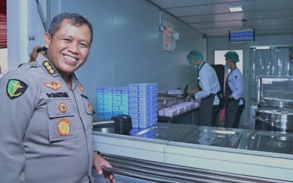 Hadiri Peluncuran Dapur Satelit End to End di Sumedang, Kabid Dokkes Katakan Ini