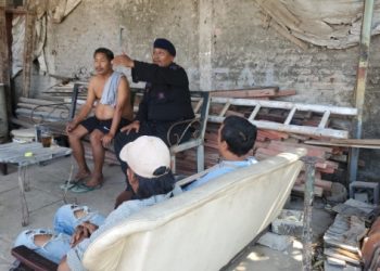 Personel Brimob Cirebon Ajak Masyarakat Selalu Jaga Kamtibmas