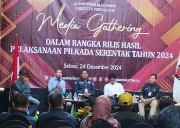 Lewat Media Gathering, KPU purwakarta Sampaikan Hasil Pelaksanaan Pilkada Serentak 2024