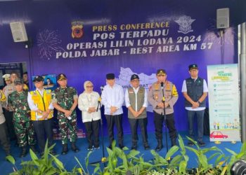 Kapolri Tinjau Kesiapan Operasi Lilin 2024 di KM 57 Karawang