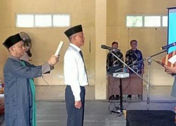 Desa Jajawar Kota Banjar menggelar acara Pelantikan dan Pengambilan Sumpah Pengganti Antar Waktu (PAW) Badan Permusyawaratan Desa (BPD)