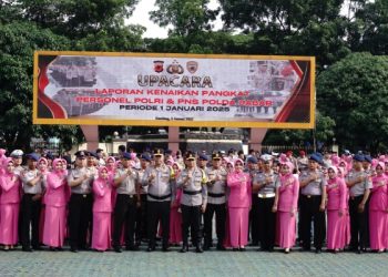 Pimpin Kenaikan Pangkat Anggota dan ASN Polri, Kapolda Beri Apresiasi dan Selamat
