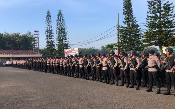 Sigap Jaga Kamtibmas, Satbrimob Polda Jabar Laksanakan Apel Gabungan