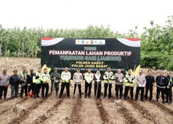 Dukung Program KPN, Wapolda Jabar Pimpin Pemanfaatan Lahan Tumpangsari di Garut