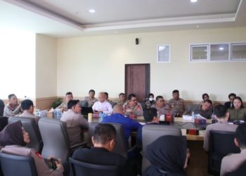 Dansat Brimob Polda Jabar Ikuti Rapat Persiapan Kunker Kapolri di Mapolda Jabar