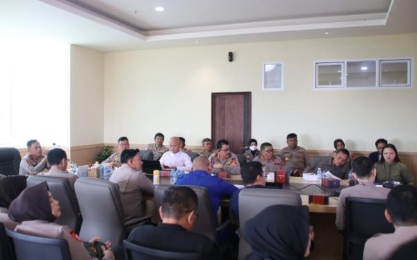 Dansat Brimob Polda Jabar Ikuti Rapat Persiapan Kunker Kapolri di Mapolda Jabar