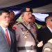 Dampingi Kapolda Dansat Brimob Jabar Ikuti Upacara Sertijab Dankoharmatau dan Dankopasgat