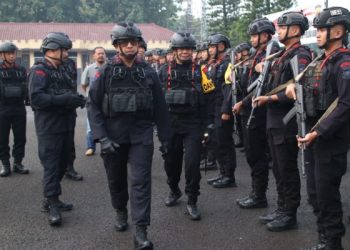 OMP Lodaya, Brimob Polda Jabar Siapkan Personel Jelang Pelantikan Gubernur dan Wagub Terpilih