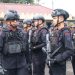 Aggota Brimob Jabar BKO Polresta Bogor Kota Amankan Aksi Tawuran Antar Pelajar