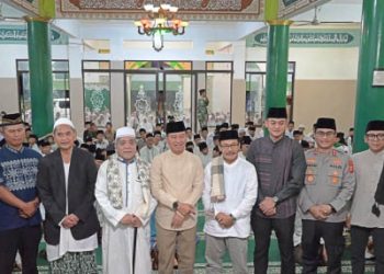 Wali Kota dan Wakil Wali Kota Banjar Sambut Komandan Korem 062/Tn pada Safari Ramadhan