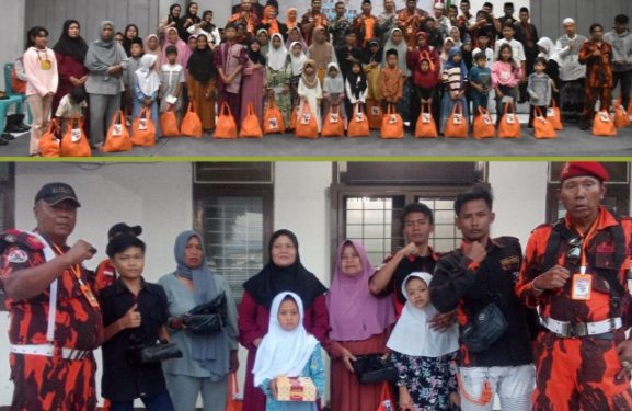 Ramadhan Berbagi, Ormas PP PAC Cimanggung Santuni Anak Yatim dan Buka Bersama
