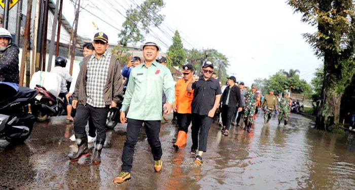 Kang DS dan KDM Bahas Banjir Cidawolong dan Pembangunan Jalan Lingkar Majalaya