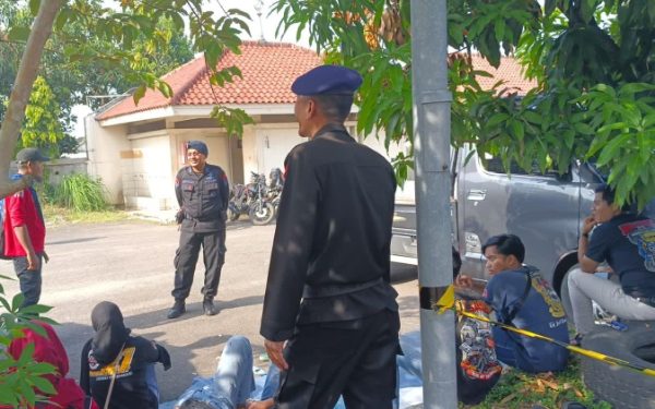Jaga Keamanan, Anggota Brimob Jabar Rutin Beri Himbauan Kamtibmas