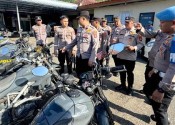 Siagaan Operasional, Kendaraan Dinas Polres Pangandaran Dicek