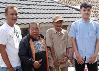 Kediaman Mantan Loper Koran Bah Sangkin Direnovasi